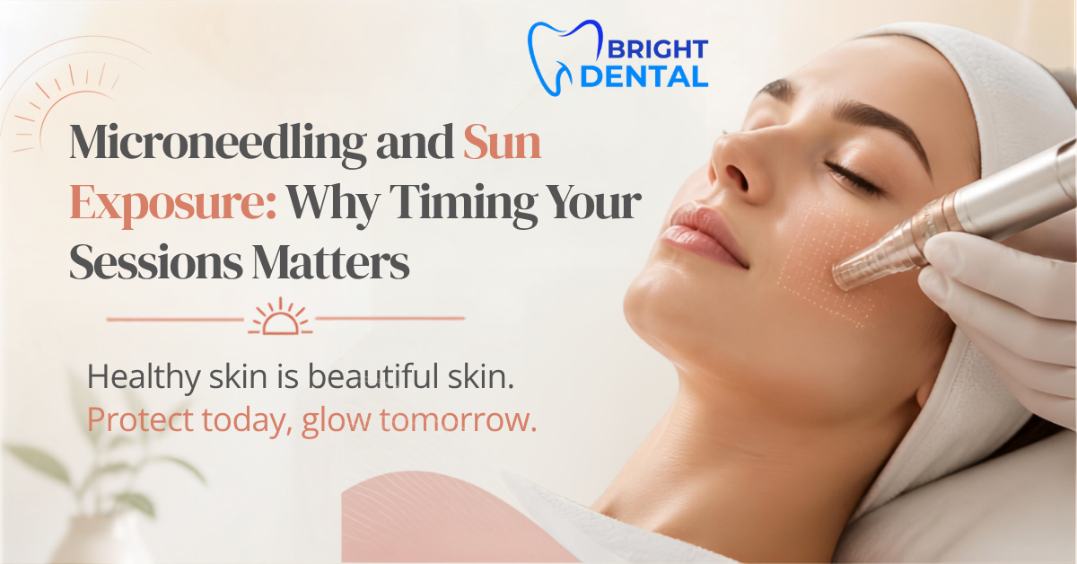 Microneedling and sun exposure aftercare in Des Plaines, Illinois
