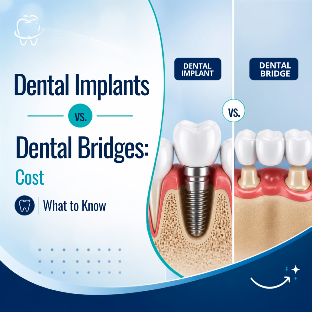 dental implants vs dental bridges